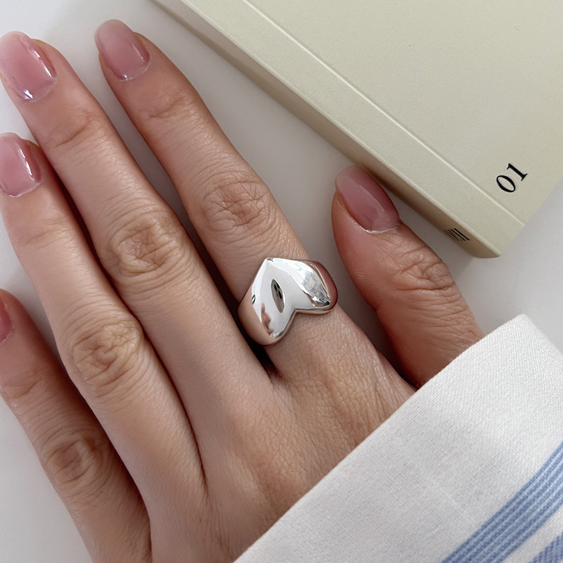 BF CLUB 925 Sterling Silver Si - Statement Cocktail Ring review and price
