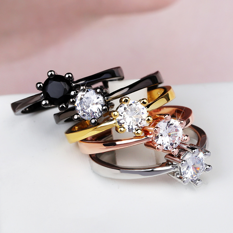 925 Sterling Silver Luxury Fem - Statement Cocktail Ring review and price