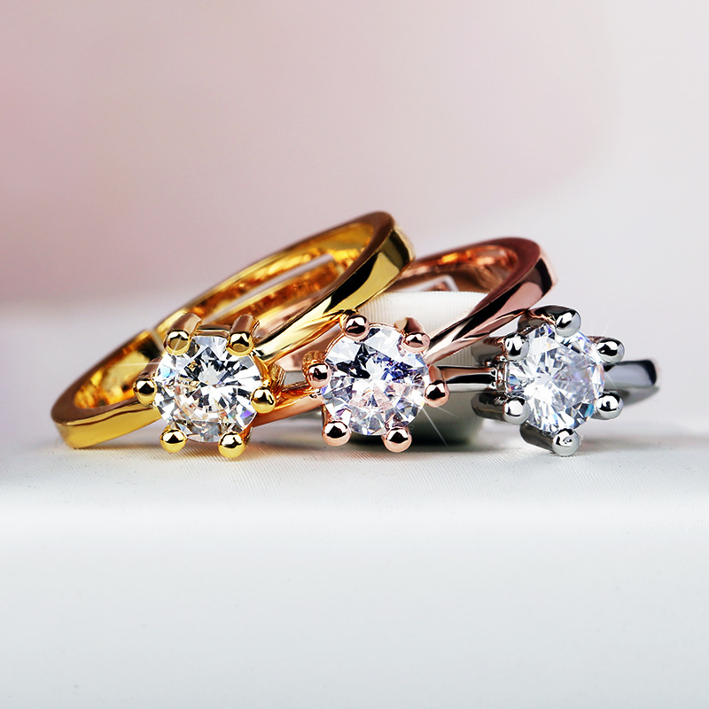 925 Sterling Silver Luxury Fem - Statement Cocktail Ring review and price