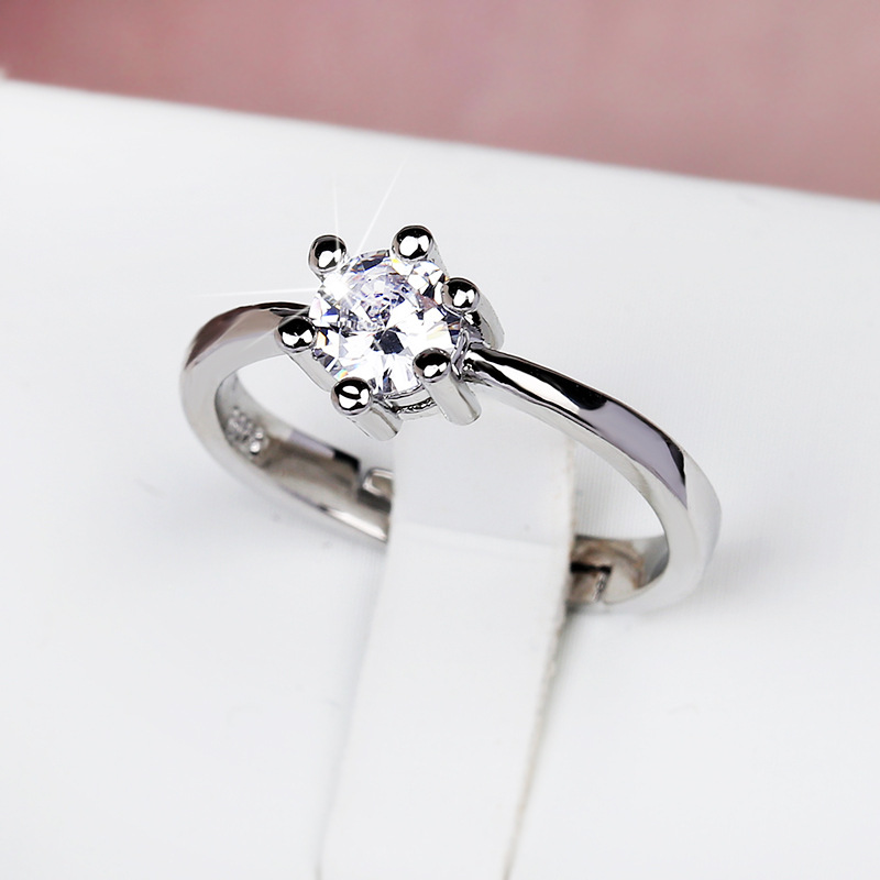 925 Sterling Silver Luxury Fem - Statement Cocktail Ring review and price