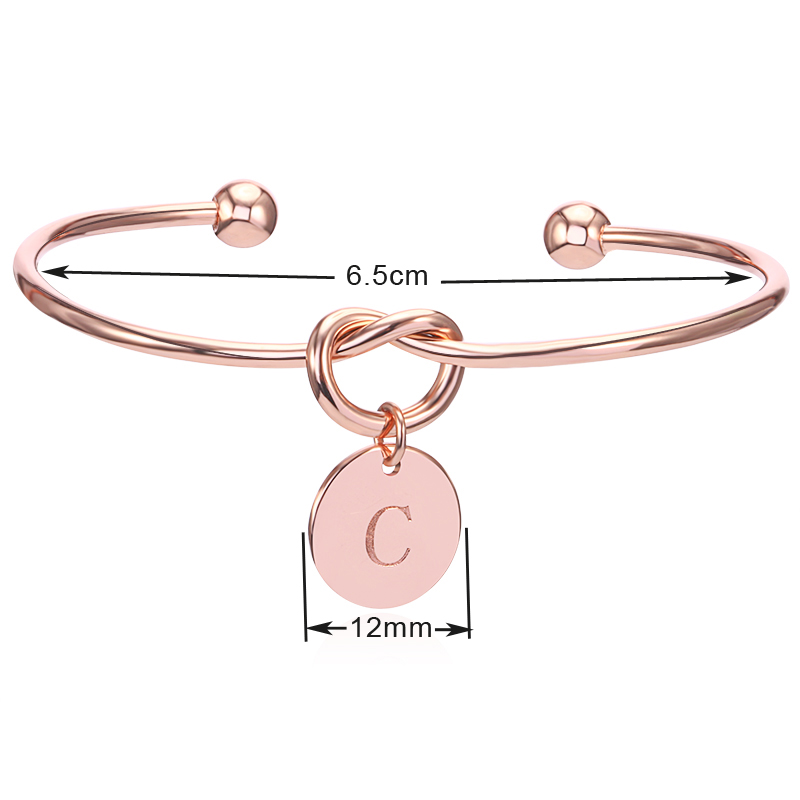 Duoying Engraved Letters Brace - Rose Gold Bracelet review and price