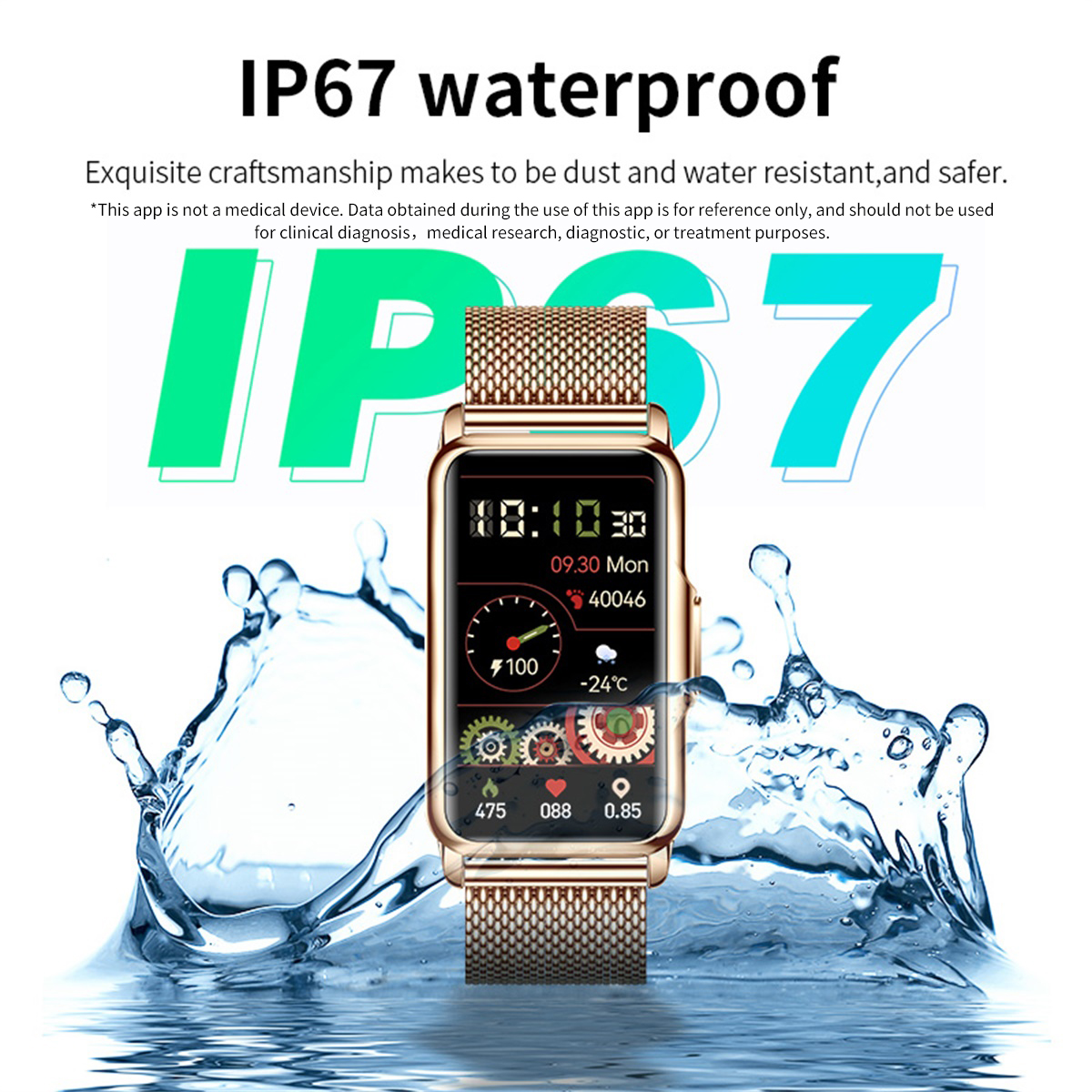 LIGE Smart Watch Men Women Fit - Jewellery Watch review and price