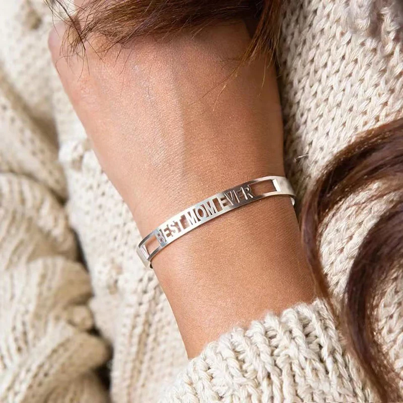 Custom Name Hollow Stainless S - Rose Gold Bracelet review and price
